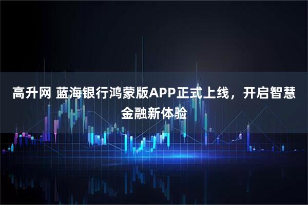 高升网 蓝海银行鸿蒙版APP正式上线，开启智慧金融新体验
